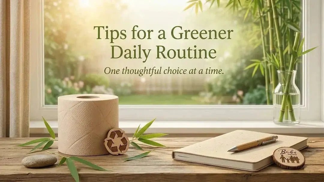Tips for a Greener Daily Routine - Babo Bambo