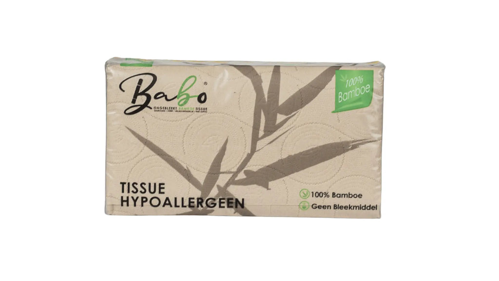 Bamboe Facial – 3 - Ply, 100 Sheets (10 Packs) - Babo Bambo
