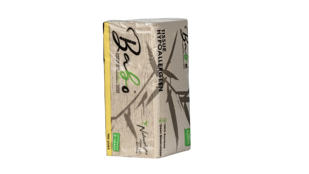 Bamboe Facial – 3 - Ply, 100 Sheets (10 Packs) - Babo Bambo