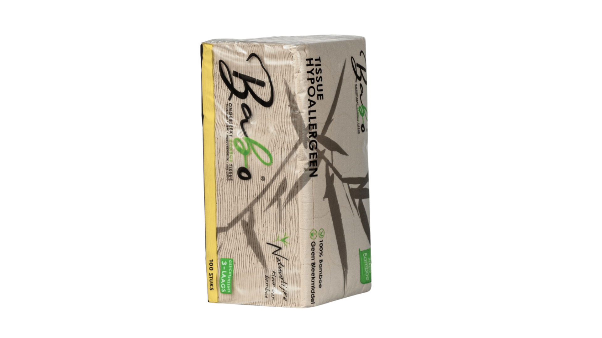 Bamboe Facial – 3 - Ply, 100 Sheets - Babo Bambo