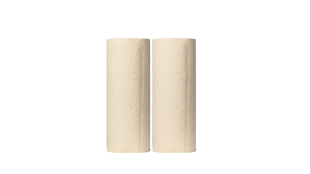 XL Bamboe Keukenrollen 2 - Laags, 120 Vellen (2 Rollen = 4 Rollen) - Babo Bambo