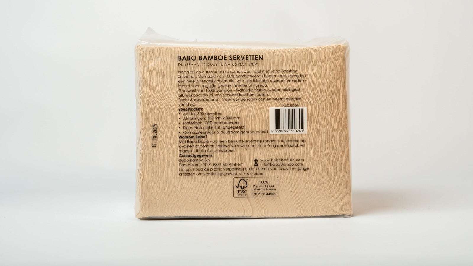 Babo Bamboo Napkins – 300 Pieces - Babo Bambo