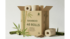 Bamboe Toilet Paper, 3 - ply, 200 sheets (48 rolls = 96 standard rolls) (48 × 200 = 9,600 sheets) - Babo Bambo