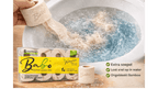 Bamboe Toilet Paper, 3 - ply, 200 sheets (4 rolls = 8 standard rolls) (4 × 200 = 800 sheets) - Babo Bambo