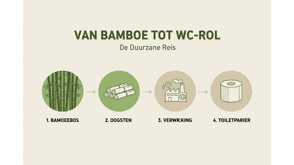 Bamboe Toilet Paper, 3 - ply, 200 sheets (4 rolls = 8 standard rolls) (4 × 200 = 800 sheets) - Babo Bambo
